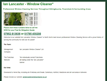 Tablet Screenshot of ianlancasterwindowcleaner.co.uk